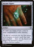 Arcane Signet – Uncommon Magic: The Gathering card from Commander Legends: Battle for Baldur's Gate (#298)