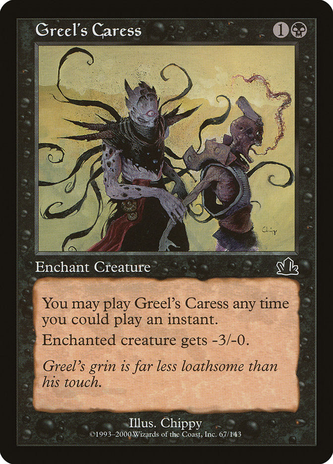 Greel's Caress – Common Magic: The Gathering card from Prophecy (#67)