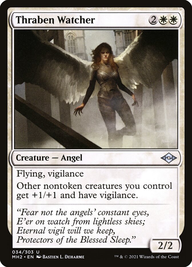 Thraben Watcher – Uncommon Magic: The Gathering card from Modern Horizons 2 (#34)