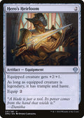 Hero's Heirloom – Uncommon Magic: The Gathering card from Dominaria United (#231)