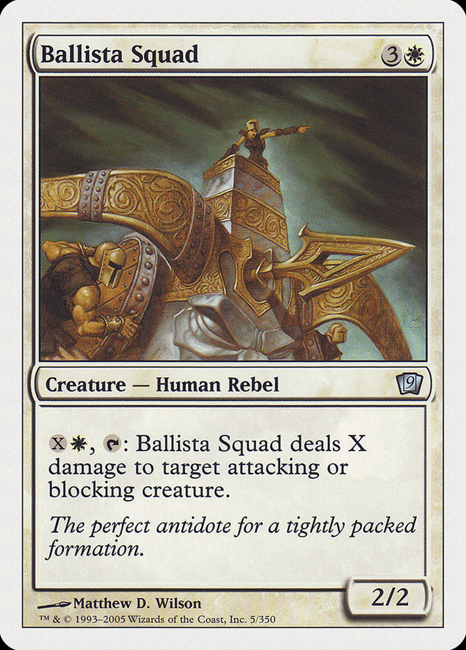 Ballista Squad – Uncommon Magic: The Gathering card from Ninth Edition (#5)
