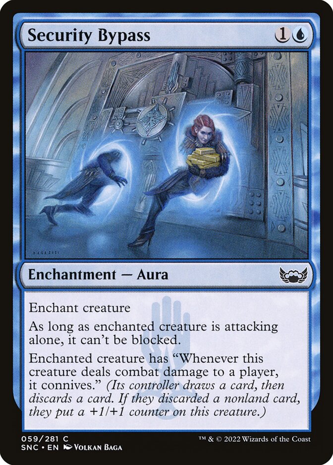 Security Bypass – Common Magic: The Gathering card from Streets of New Capenna (#59)