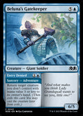 Beluna's Gatekeeper // Entry Denied – Common Magic: The Gathering card from Wilds of Eldraine (#43)