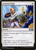 Defiant Strike – Common Magic: The Gathering card from Core Set 2021 (#15)