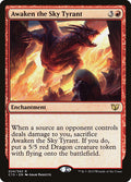 Awaken the Sky Tyrant – Rare Magic: The Gathering card from Commander 2015 (#24)