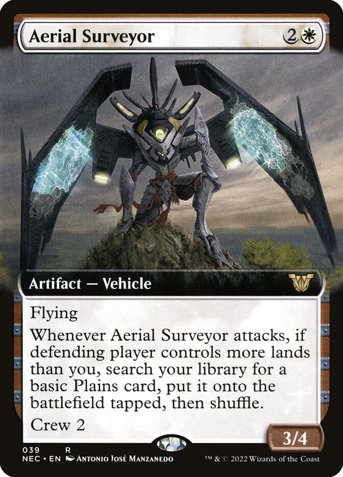 Aerial Surveyor – Rare Magic: The Gathering card from Neon Dynasty Commander (#39)