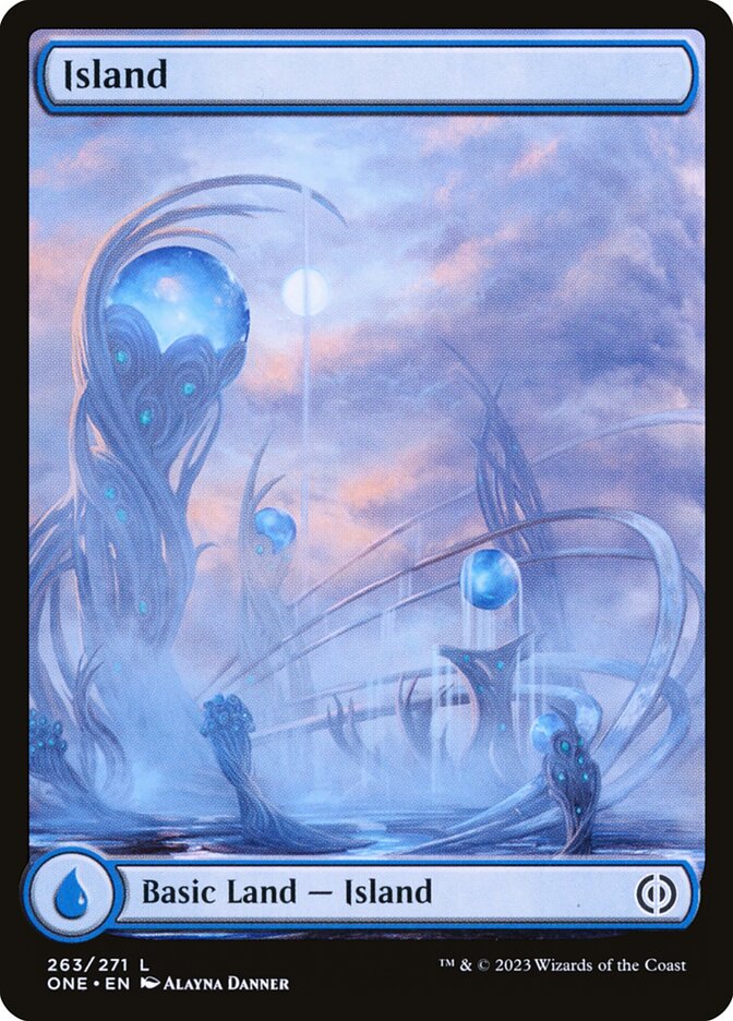 Island – Common Magic: The Gathering card from Phyrexia: All Will Be One (#263)
