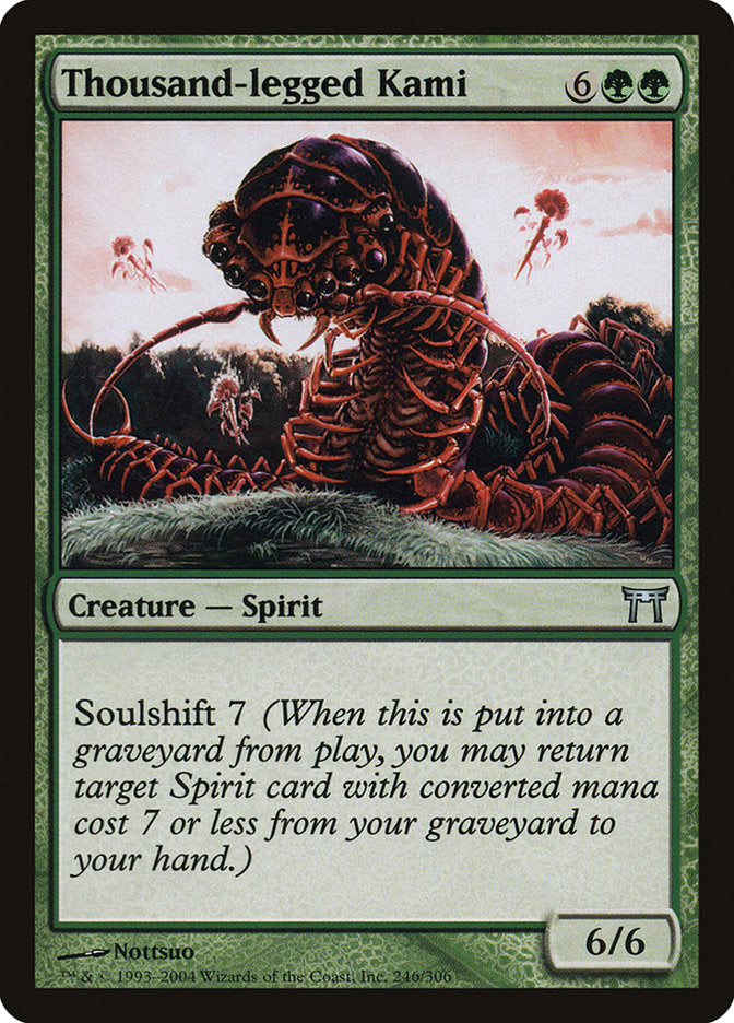 Thousand-legged Kami – Uncommon Magic: The Gathering card from Champions of Kamigawa (#246)