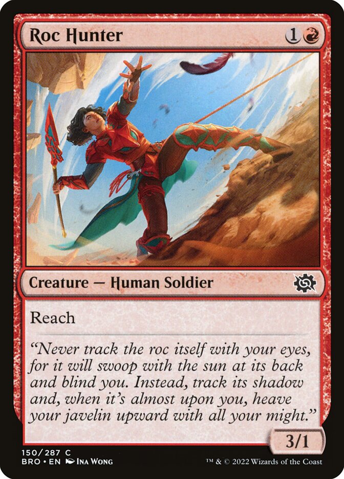 Roc Hunter – Common Magic: The Gathering card from The Brothers' War (#150)