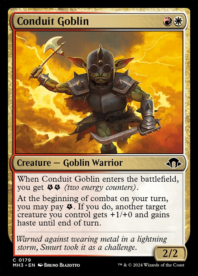 Conduit Goblin – Common Magic: The Gathering card from Modern Horizons 3 (#179)