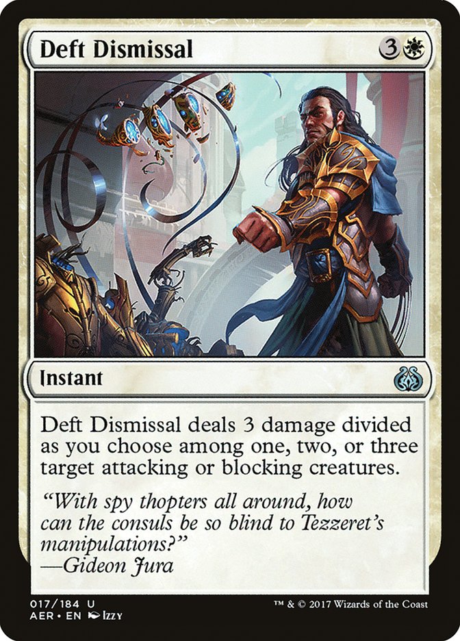Deft Dismissal – Uncommon Magic: The Gathering card from Aether Revolt (#17)
