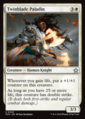 Twinblade Paladin – Uncommon Magic: The Gathering card from Foundations (#503)