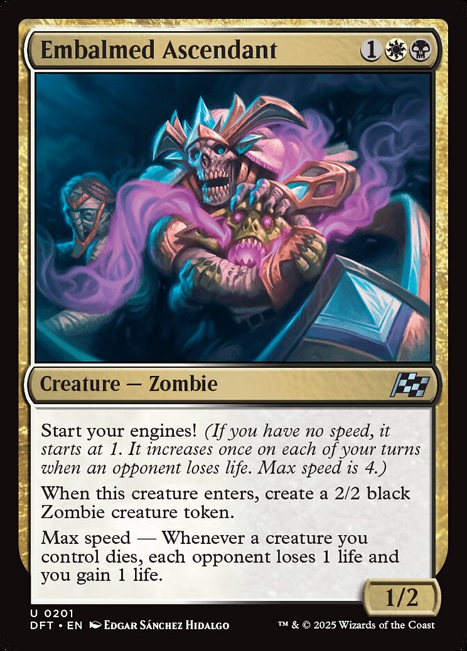 Embalmed Ascendant – Uncommon Magic: The Gathering card from Aetherdrift (#201)