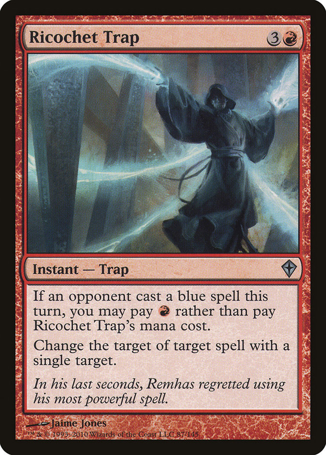 Ricochet Trap – Uncommon Magic: The Gathering card from Worldwake (#87)