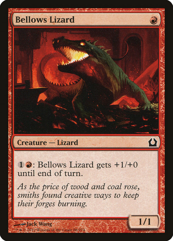 Bellows Lizard – Common Magic: The Gathering card from Return to Ravnica (#88)