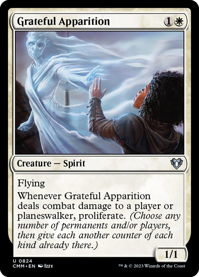Grateful Apparition – Uncommon Magic: The Gathering card from Commander Masters (#824)
