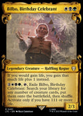 Bilbo, Birthday Celebrant – Rare Magic: The Gathering card from Tales of Middle-earth Commander (#451)