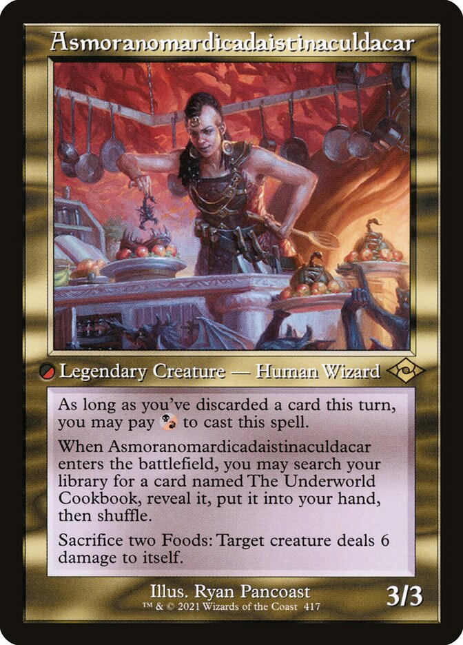 Asmoranomardicadaistinaculdacar – Rare Magic: The Gathering card from Modern Horizons 2 (#417)