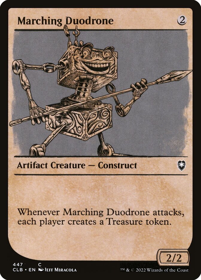 Marching Duodrone – Common Magic: The Gathering card from Commander Legends: Battle for Baldur's Gate (#447)