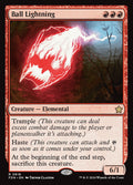 Ball Lightning – Rare Magic: The Gathering card from Foundations (#618)