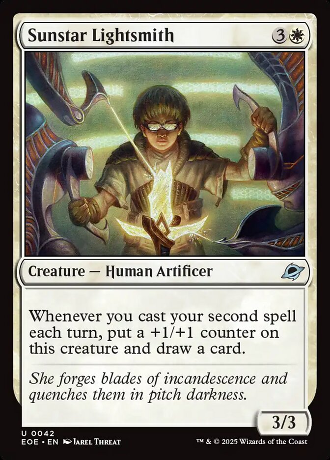 Sunstar Lightsmith – Uncommon Magic: The Gathering card from Edge of Eternities (#42)