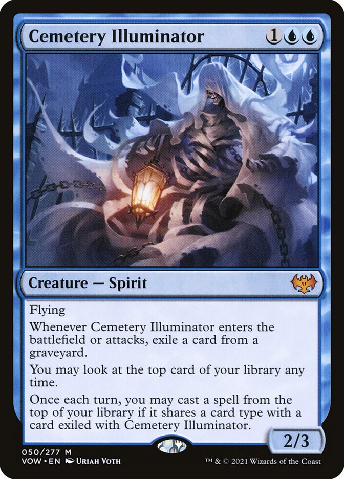 Cemetery Illuminator – Mythic Magic: The Gathering card from Innistrad: Crimson Vow (#50)