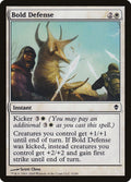 Bold Defense – Common Magic: The Gathering card from Zendikar (#3)