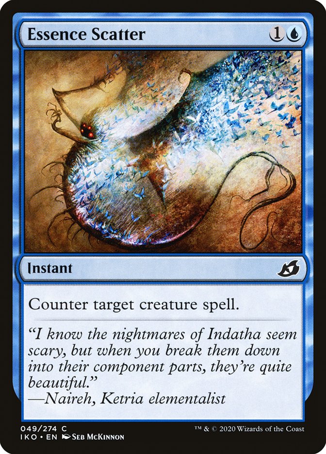 Essence Scatter – Common Magic: The Gathering card from Ikoria: Lair of Behemoths (#49)