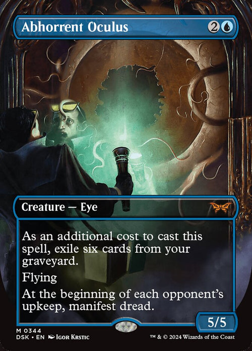 Abhorrent Oculus – Mythic Magic: The Gathering card from Duskmourn: House of Horror (#344)