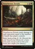 Treacherous Terrain – Uncommon Magic: The Gathering card from Zendikar Rising Commander (#105)