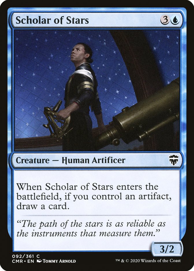 Scholar of Stars – Common Magic: The Gathering card from Commander Legends (#92)