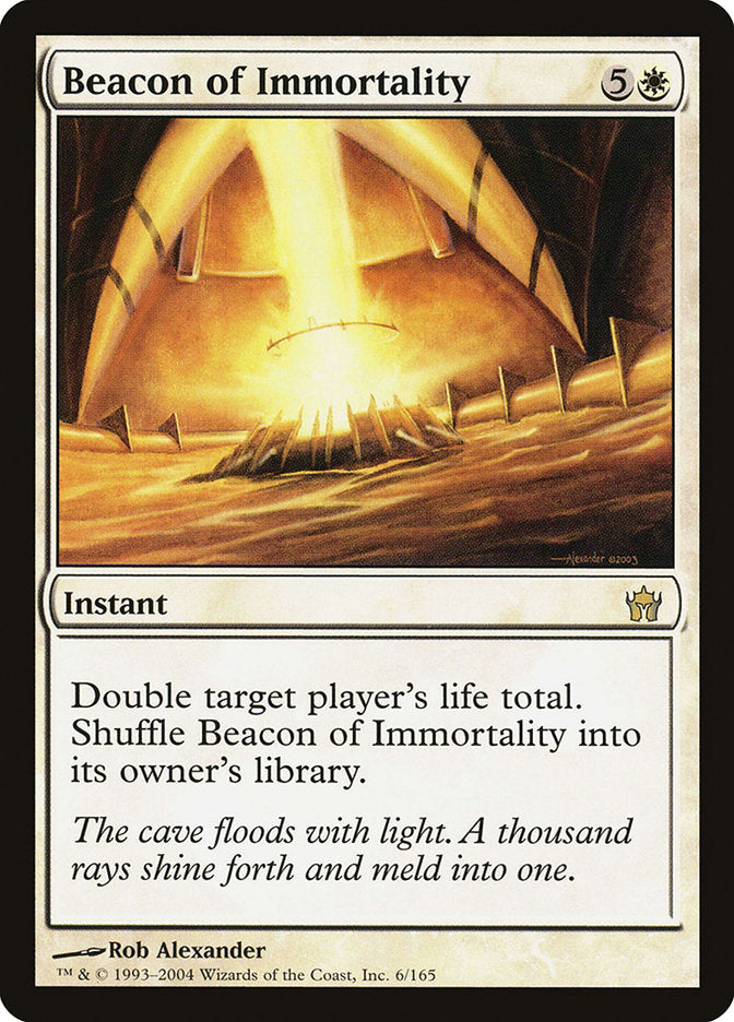 Beacon of Immortality – Rare Magic: The Gathering card from Fifth Dawn (#6)