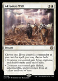 Akroma's Will – Rare Magic: The Gathering card from The Lost Caverns of Ixalan Commander (#125)