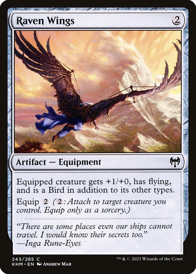 Raven Wings – Common Magic: The Gathering card from Kaldheim (#243)