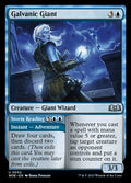 Galvanic Giant // Storm Reading – Uncommon Magic: The Gathering card from Wilds of Eldraine (#52)