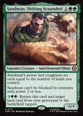 Sandman, Shifting Scoundrel – Rare Magic: The Gathering card from Marvel's Spider-Man (#112)