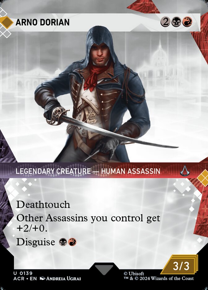 Arno Dorian – Uncommon Magic: The Gathering card from Assassin's Creed (#139)