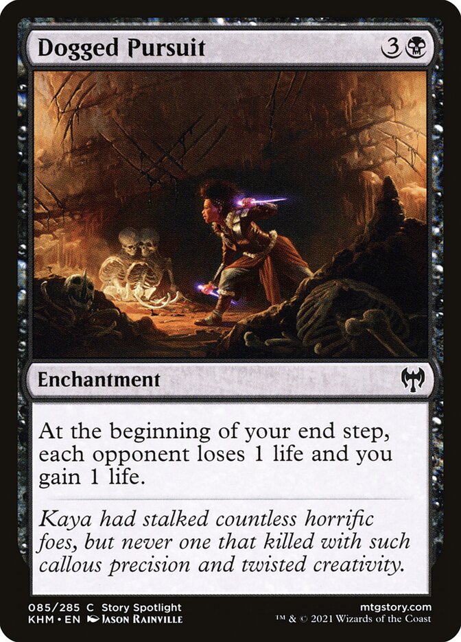 Dogged Pursuit – Common Magic: The Gathering card from Kaldheim (#85)