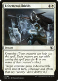Ephemeral Shields – Common Magic: The Gathering card from March of the Machine Commander (#184)