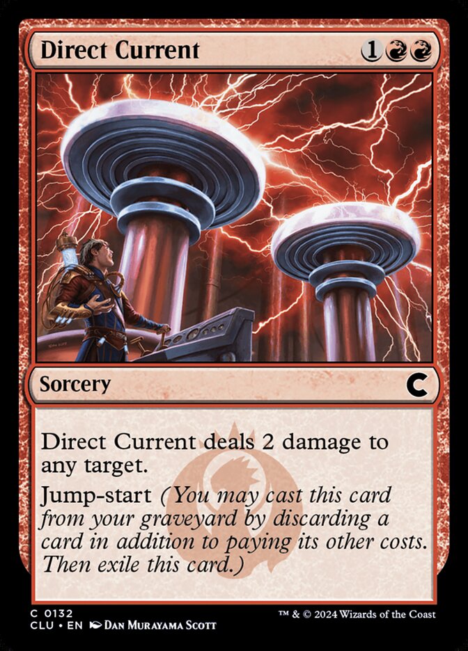 Direct Current – Common Magic: The Gathering card from Ravnica: Clue Edition (#132)