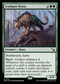 Axebane Ferox – Rare Magic: The Gathering card from Murders at Karlov Manor (#153)