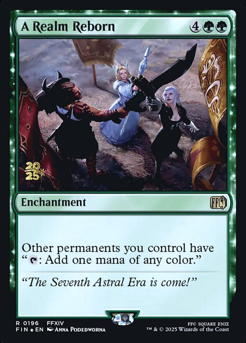 A Realm Reborn – Rare Magic: The Gathering card from Final Fantasy Promos (#196s)
