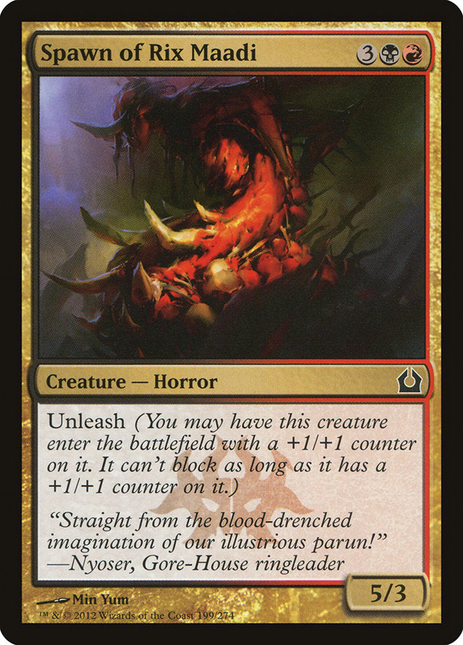 Spawn of Rix Maadi – Common Magic: The Gathering card from Return to Ravnica (#199)
