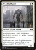 Watchful Giant – Common Magic: The Gathering card from Ravnica Allegiance (#30)