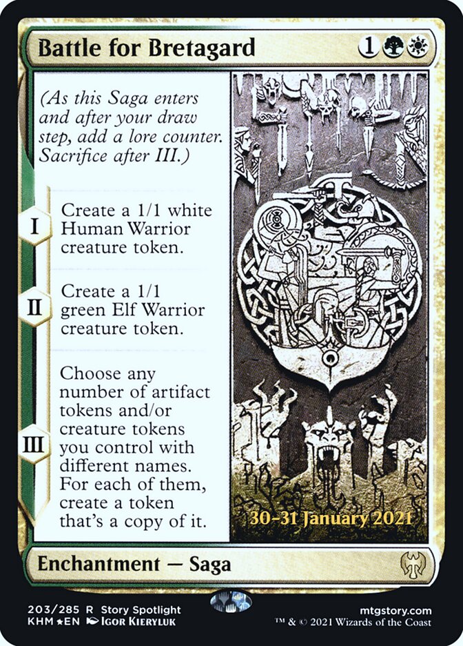 Battle for Bretagard – Rare Magic: The Gathering card from Kaldheim Promos (#203s)