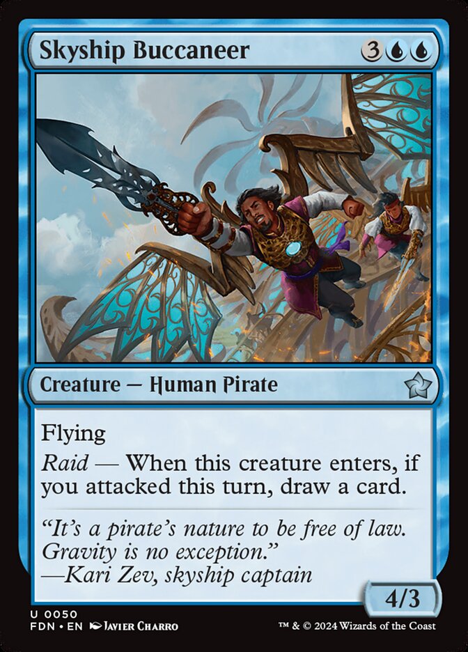 Skyship Buccaneer – Uncommon Magic: The Gathering card from Foundations (#50)