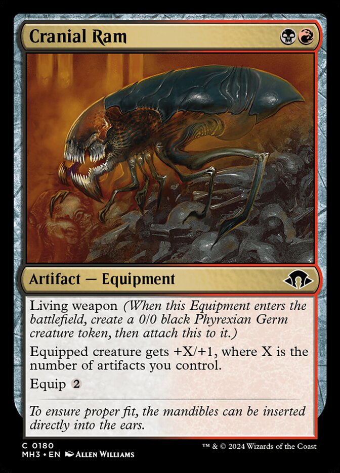 Cranial Ram – Common Magic: The Gathering card from Modern Horizons 3 (#180)