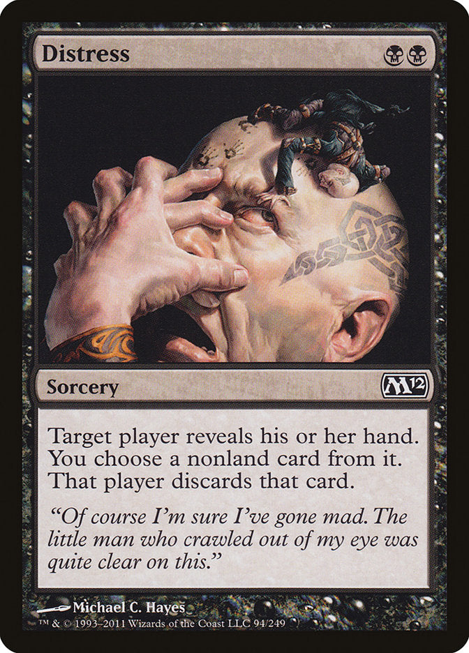 Distress – Common Magic: The Gathering card from Magic 2012 (#94)