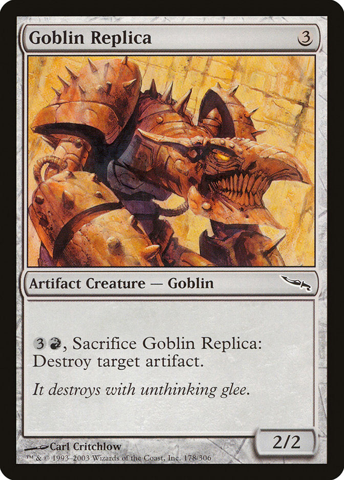 Goblin Replica – Common Magic: The Gathering card from Mirrodin (#178)