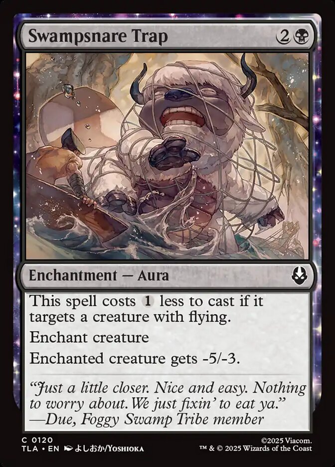 Swampsnare Trap – Common Magic: The Gathering card from Avatar: The Last Airbender (#120)
